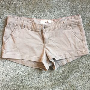 Brown Khaki Hollister Shorts